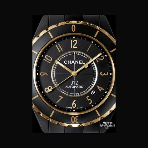 chanel j12 matte black gold|Chanel j12 watches.